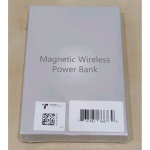 BBD Magnetic Power Bank for iPhone12000mAh Magsafe Battery Pack w 20w - Sealed
